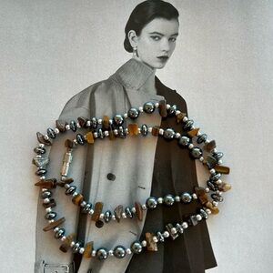 Vintage Hematite and tiger eyes